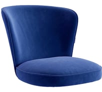 Сидение-стул Ричард синий велюр CHS.08.1.2077