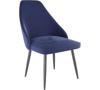 Стул Милан синий велюр/черный CHS.05.2146