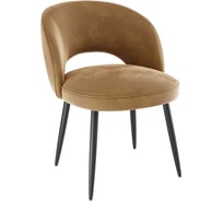 Стул Моли бежевый велюр/черный CHS.04.2101