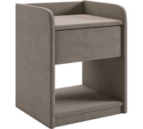 Тумба прикроватная Аманда 2 латте велюр TM-003.2.2763