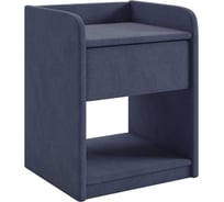 Тумба прикроватная Аманда 2 топаз велюр TM-003.2.2076