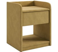 Тумба прикроватная Аманда 2 медовый велюр TM-003.2.2174