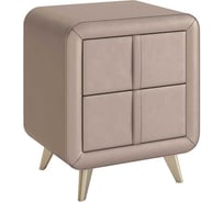 Тумба прикроватная Софи бронза экокожа TM-001.1.2074