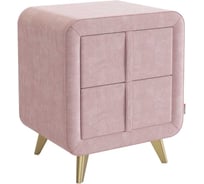 Тумба прикроватная Софи 2 нежно-розовый велюр TM-001.2.2172