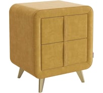 Тумба прикроватная Софи 2 медовый велюр TM-001.2.2174