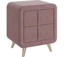 Тумба прикроватная Софи 2 пудра велюр TM-001.2.2078