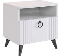 Тумба прикроватная Ева белое дерево/белый матовый TE-01.3101