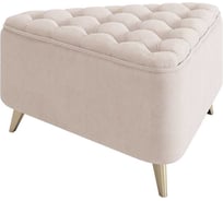 Пуф Трио 2 крем велюр PM-002.2.2081