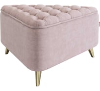 Пуф Трио 2 нежно-розовый велюр PM-002.2.2172