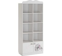 Стеллаж Фэнтези белый рамух MDF-03.1747