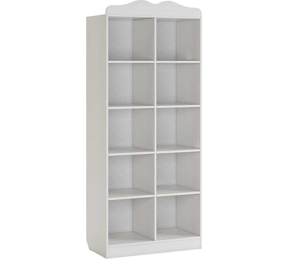 Стеллаж Фэнтези белый рамух MDF-03.1747