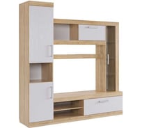 Мини-стенка Макси дуб сонома/белое дерево MSM-001.2724