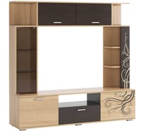 Мини-стенка Ника дуб сонома/венге CTV-007.1728