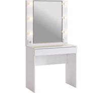 Трюмо Гламур белый/белый глянец MDG-009.1743