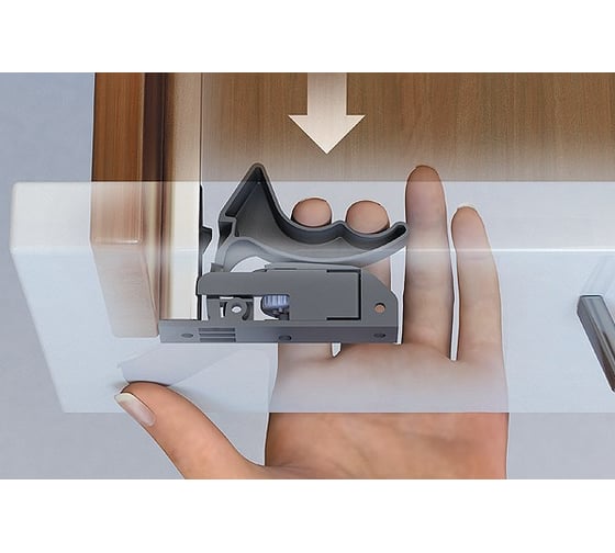 Фиксатор фасада Hettich Quadro левый 9144830