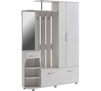 Прихожая Барселона-2 белый рамух PR-0017.1747