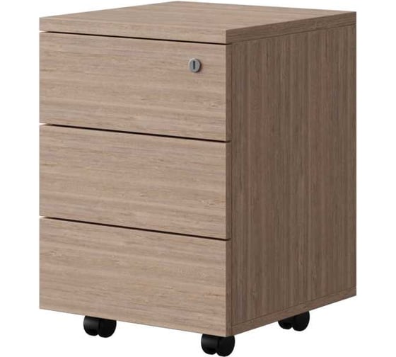 Тумба мобильная Альянс мебель Push-to-Open 430x450x610 ТМ-ПТО Дуб экспрессив песочный 1