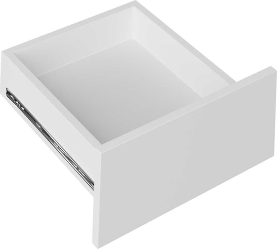 Тумба мобильная Альянс мебель Push-to-Open 430x450x610 ТМ-ПТО Белый снег