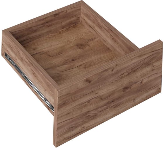 Тумба мобильная Альянс мебель Push-to-Open 430x450x610 ТМ-ПТО Дуб крафт табачный
