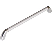 Ручка скоба ОФК комплект из 10 штук, 415-224 хром+серебро Tr-00000974