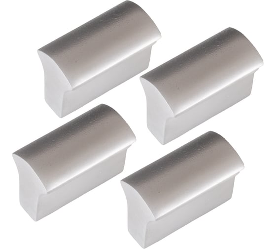 Ручка скоба ОФК комплект из 4 штук, 729-16 JL M4х20 хром матовый Tr-00000979