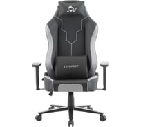 Кресло Everprof Rapid экокожа серый/черный EP Rapid PU Black Grey