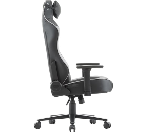 Кресло Everprof Rapid экокожа серый/черный EP Rapid PU Black Grey
