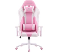 Кресло Everprof Katana экокожа белый/розовый EP Katana PU White Pink