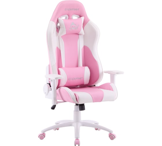 Кресло Everprof Katana экокожа белый/розовый EP Katana PU White Pink