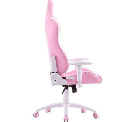 Кресло Everprof Katana экокожа белый/розовый EP Katana PU White Pink