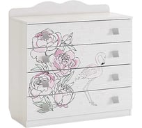 Комод Фэнтези белый рамух MDF-06.1747