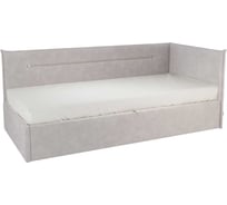 Кровать с подъемным механизмом Альба Тахта 90x200 см, галька, велюр KM.T-16.2173