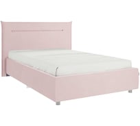 Каркас кровати Альба 120x200 см, нежно-розовый, велюр KM1.2-16.2172