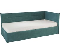 Кровать с подъемным механизмом Альба Тахта 90x200 см, сосна, велюр KM.T-16.2175