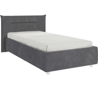 Каркас кровати Альба 90x200 см, графит, велюр KM0.9-16.2171