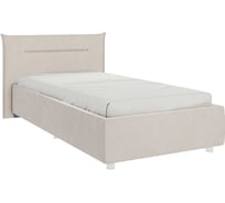 Каркас кровати Альба 90x200 см, крем, велюр KM0.9-16.2081