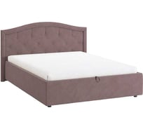 Кровать с подъемным механизмом Верона 2 160x200 см, пудра, велюр ZP.KM1.6-01.2.2078