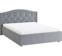 Каркас кровати Верона 2 140x200 см, оникс, велюр KM1.4-01.2.2762