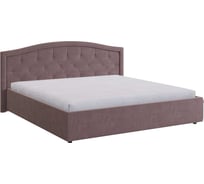 Каркас кровати Верона 2 180x200 см, пудра, велюр KM1.8-01.2.2078