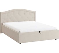 Кровать с подъемным механизмом Верона 2 160x200 см, крем, велюр ZP.KM1.6-01.2.2081