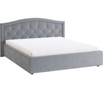 Каркас кровати Верона 2 160x200 см, оникс, велюр KM1.6-01.2.2762