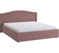 Каркас кровати Верона 2 160x200 см, пудра, велюр KM1.6-01.2.2078
