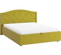 Кровать с подъемным механизмом Верона 2 160x200 см, янтарь, велюр ZP.KM1.6-01.2.2075