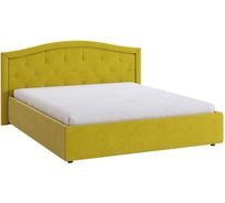 Каркас кровати Верона 2 160x200 см, янтарь, велюр KM1.6-01.2.2075