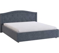 Каркас кровати Верона 2 160x200 см, топаз, велюр KM1.6-01.2.2076