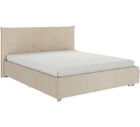 Каркас кровати Бест 160x200 см, капучино, велюр KM1.6-15.2170