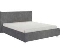 Каркас кровати Бест 160x200 см, графит, велюр KM1.6-15.2171