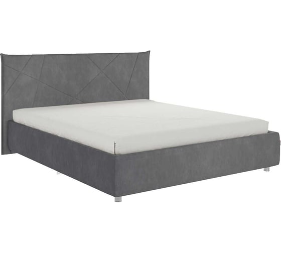Каркас кровати Бест 160x200 см, графит, велюр KM1.6-15.2171 1