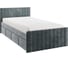 Кровать с ящиками Твикс 90x200 см, графит, велюр 171565.2171 1