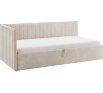 Кровать с подъемным механизмом Твикс Тахта 90x200 см, капучино, велюр 170631.2170